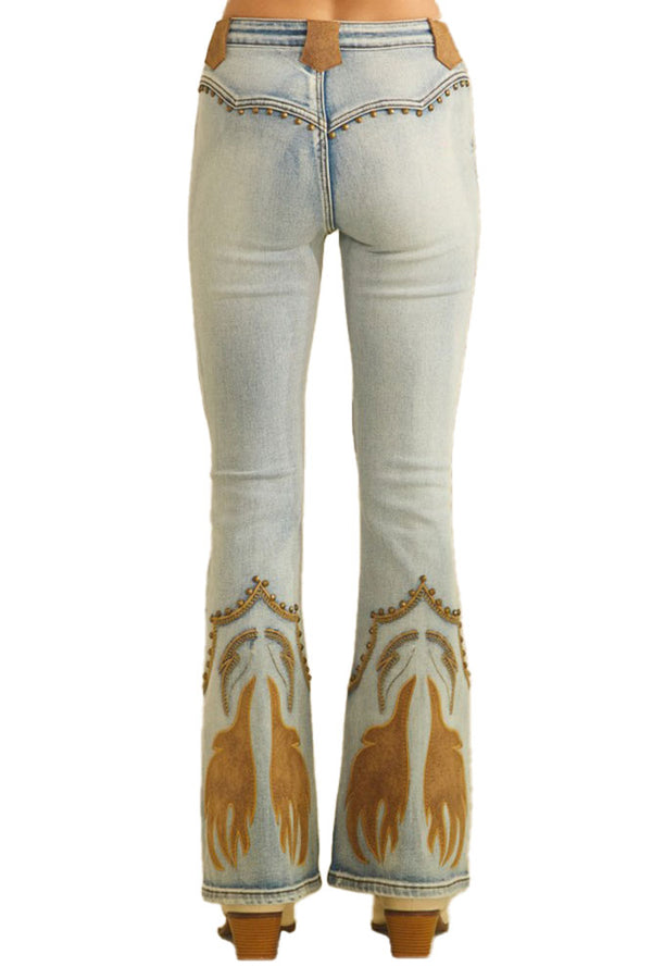 Oli & Hali Washed Eyelet Studs Jeans