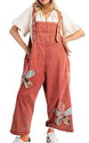 Easel Flower Patch Overalls