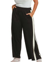 Umgee USA Colorblock Side Stripe Straight Pants