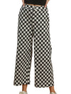 Umgee USA Checker Mineral Wash Pants