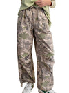 Easel Camouflage Printed Washed Twill Pants