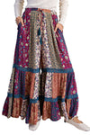 Easel Patchwork Palazzo Pants