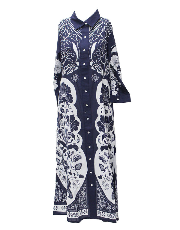 Dolma Printella Button Dress