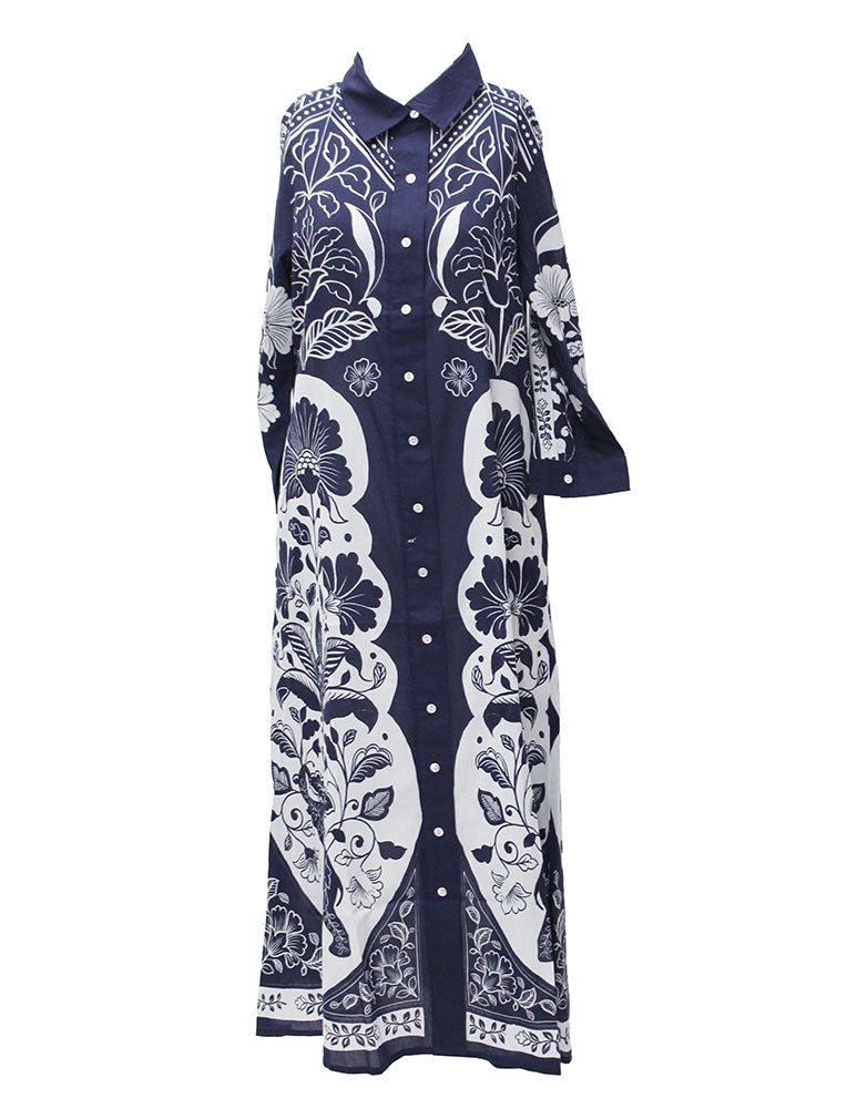Dolma Printella Button Dress
