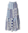 Dolma Block Print Tiered Skirt