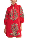 Jodifl Leopard Baroque Shift Dress