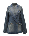 Dictionary Women's Denim Blazer