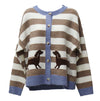 ee:some Women's Dachshund Cardigan Sweater