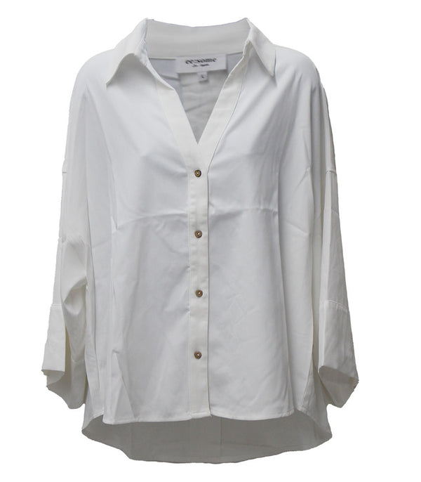 ee:some Women's Button Up Blouse