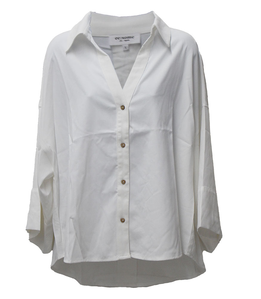 ee:some Women's Button Up Blouse