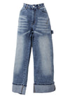 ee:some Women's Cropped Cuffed Jeans