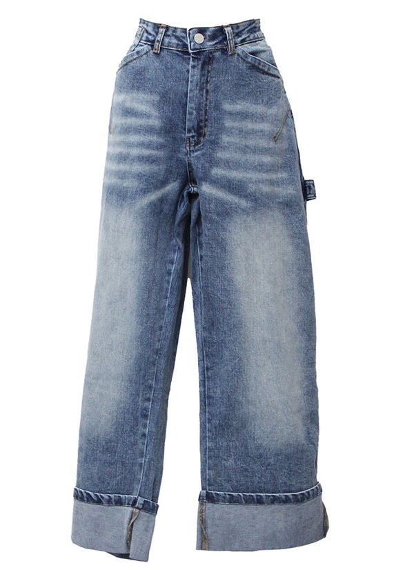 ee:some Women's Cropped Cuffed Jeans
