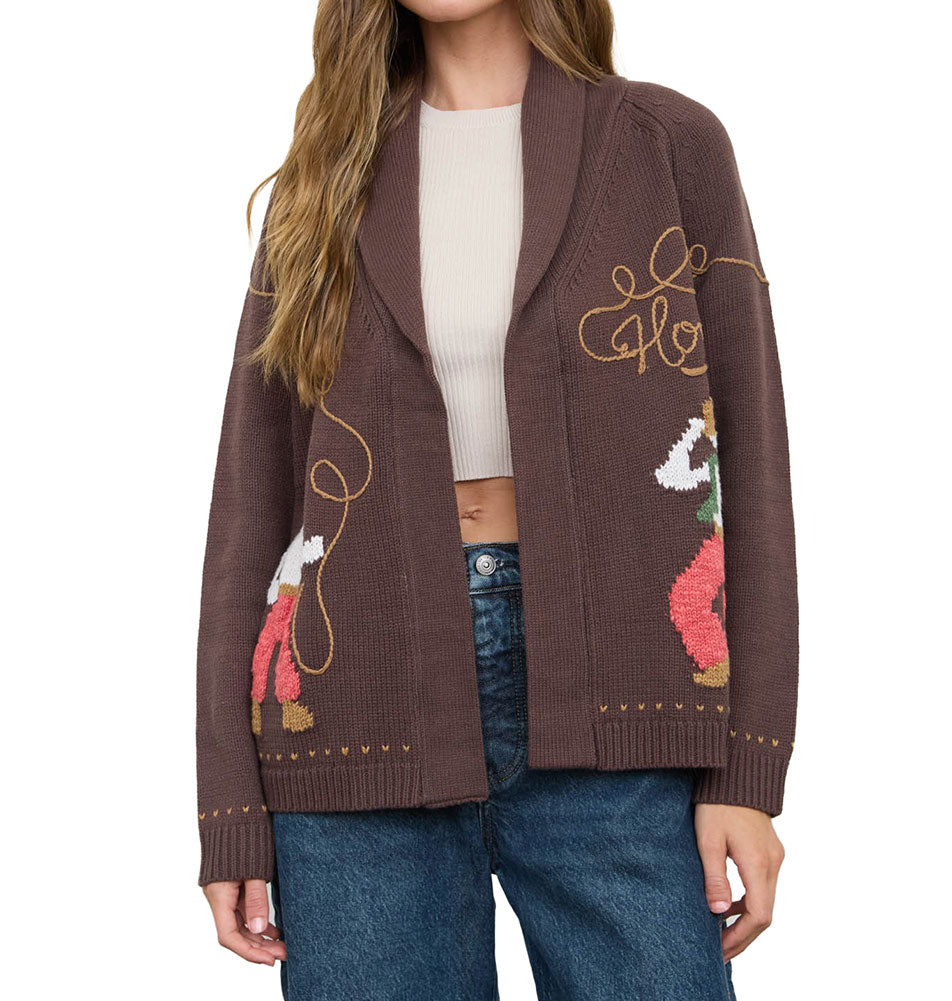 Blu Pepper Women's Howdy Cowboy Cardigan Sweater