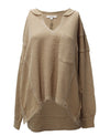 JOA Women's Thermal V-Neck Top