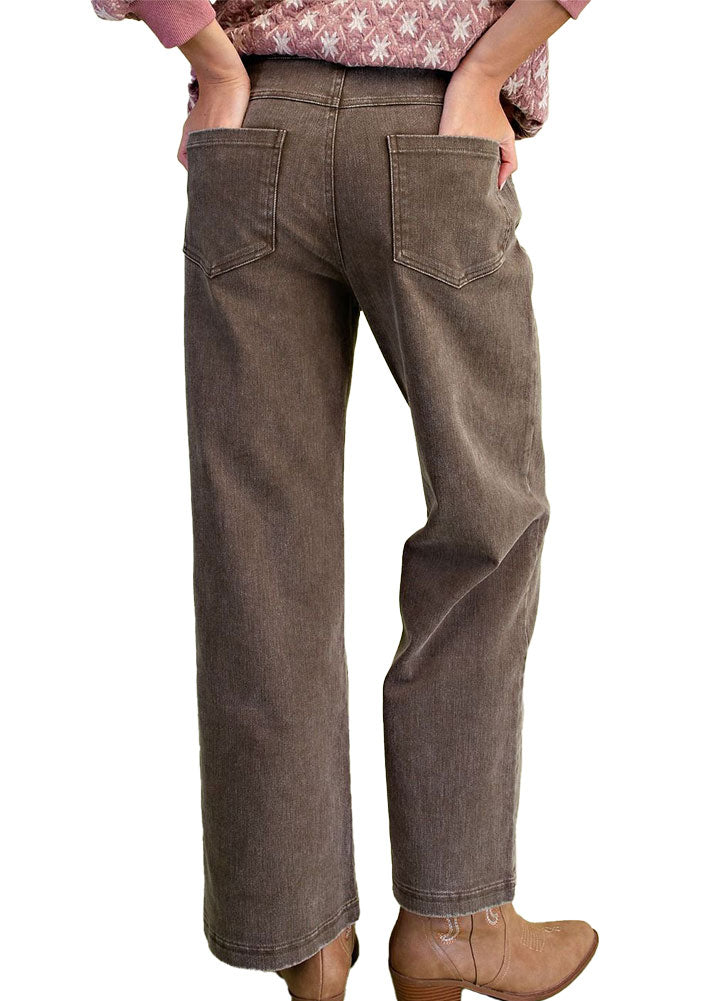 Easel Washed Stretch Twill Pants