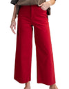 Easel High Waisted Washed Twill Pants