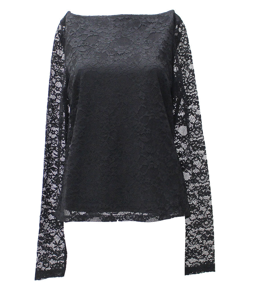 One 5 One Women's Long Sleeve Lace Top