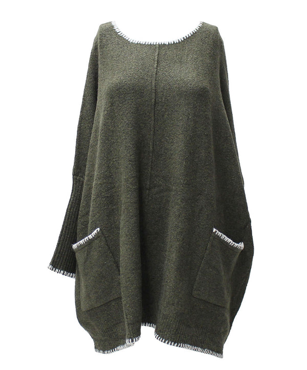 Original USA Women's Whipstitch Pullover Sweater