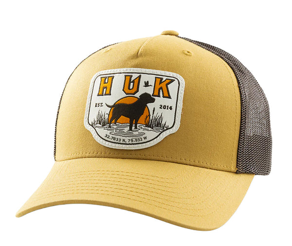 Huk Lab Patch Trucker Hat