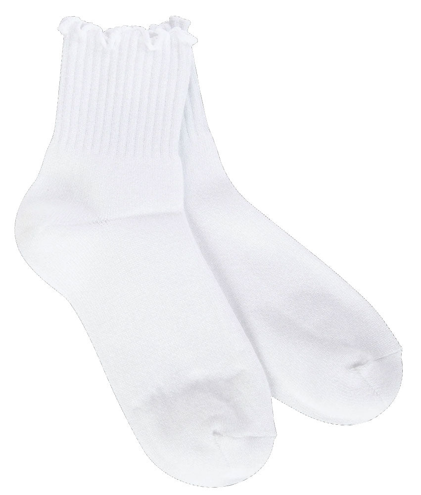 Worlds Softest Socks Weekend Quarter Ruffle Socks
