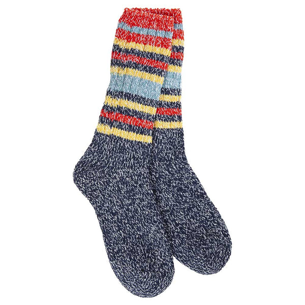 Worlds Softest Socks Weekend Ragg Crew Stripe