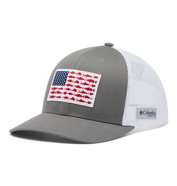 Columbia Sportswear PFG Fish Flag Mesh Snap Back