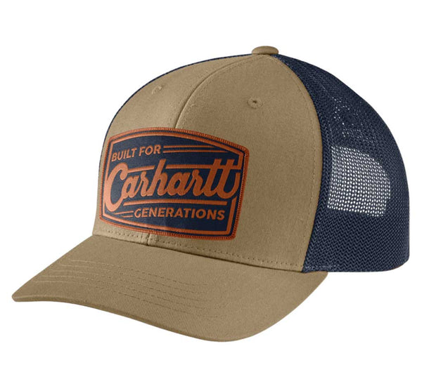 Carhartt Canvas Mesh-Back Built Patch Cap