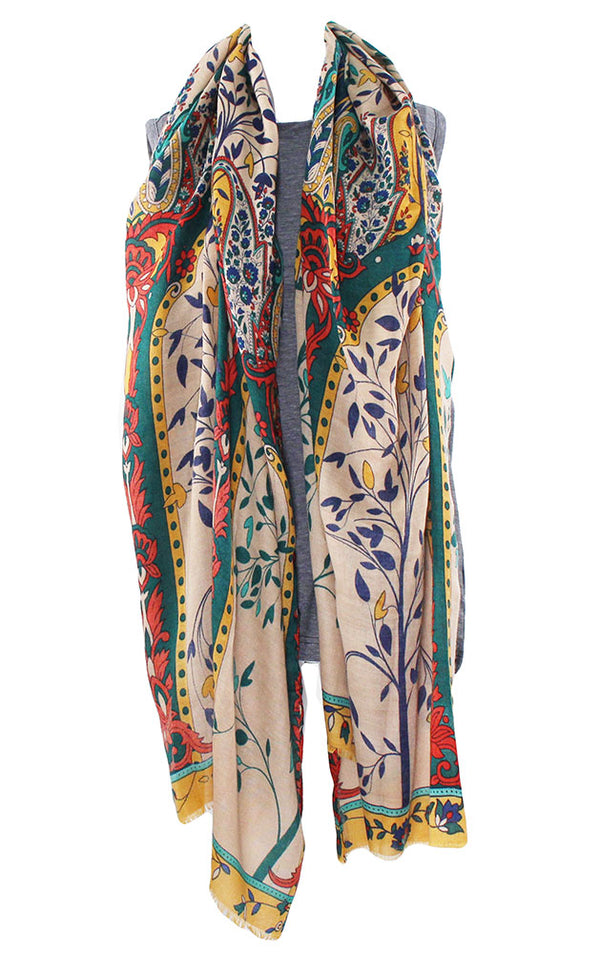 Joy Susan Boho Floral Scarf