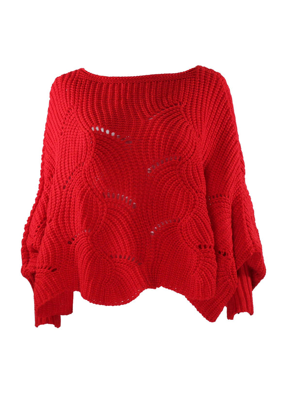 Magic Scarf Sweater Poncho