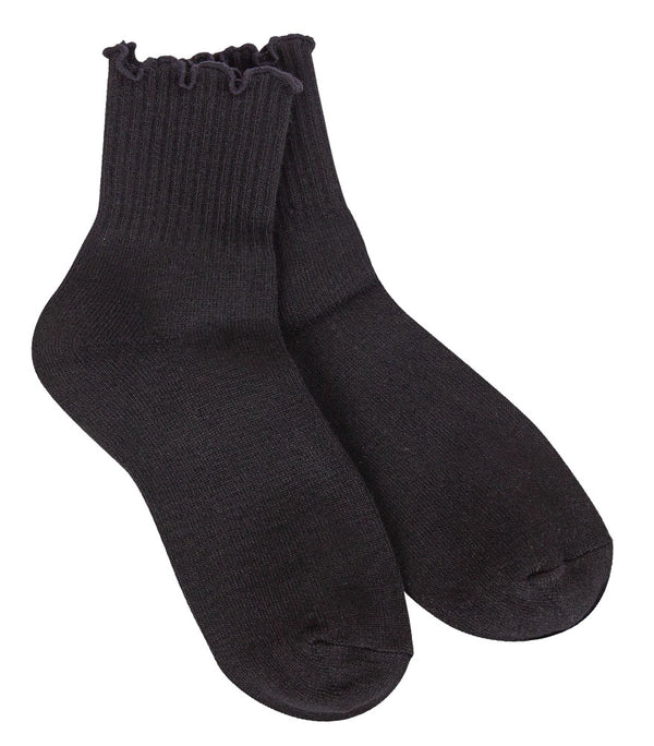 Worlds Softest Socks Weekend Quarter Ruffle Socks