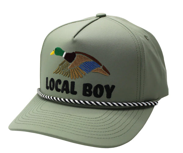 Local Boy Outfitters Wild Duck High Crown Rope Hat