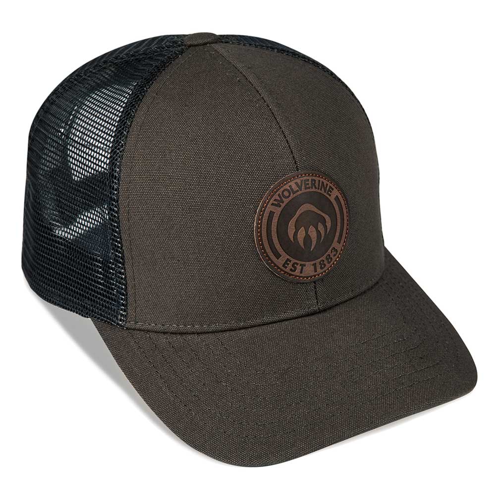 Wolverine 1883 Leather Patch Trucker Cap