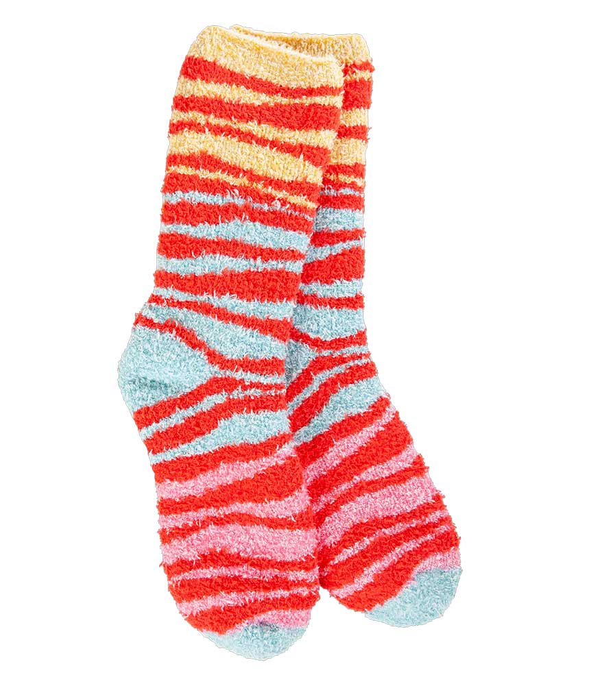 Worlds Softest Socks Holiday Knit Pickin' Fireside Crew Socks