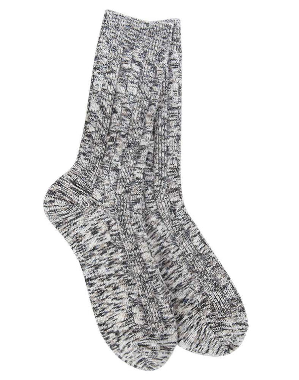 Worlds Softest Socks Weekend Light Weight Cable Crew Socks