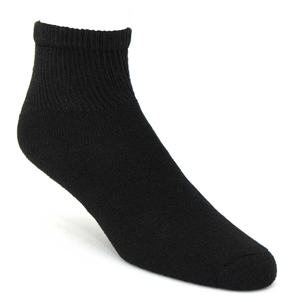 Foot Care Men Diabetic Qtr 2pk