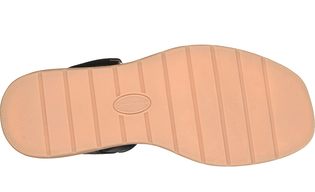 Comfortiva Women's Ash Sporty Slingback Wedge Sandal