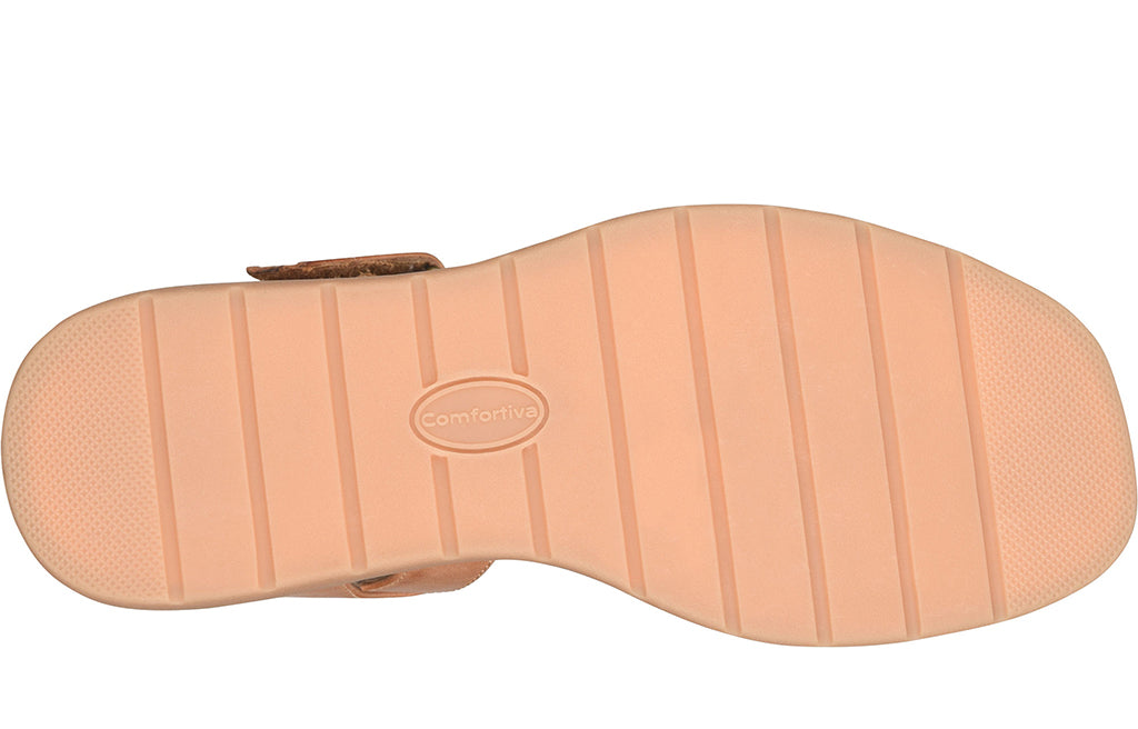 Comfortiva Women's Ash Sporty Slingback Wedge Sandal