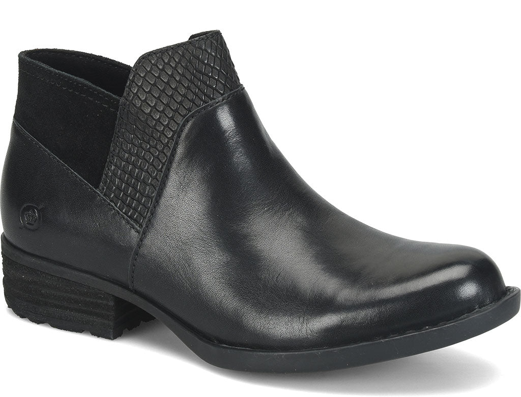 Born Women's Kinney Embossed Ankle Bootie