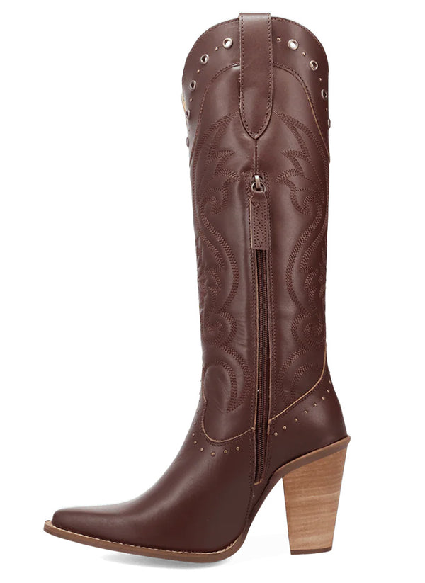 Dingo Women's Rock N' Rebel Studded Heeled Western Boot