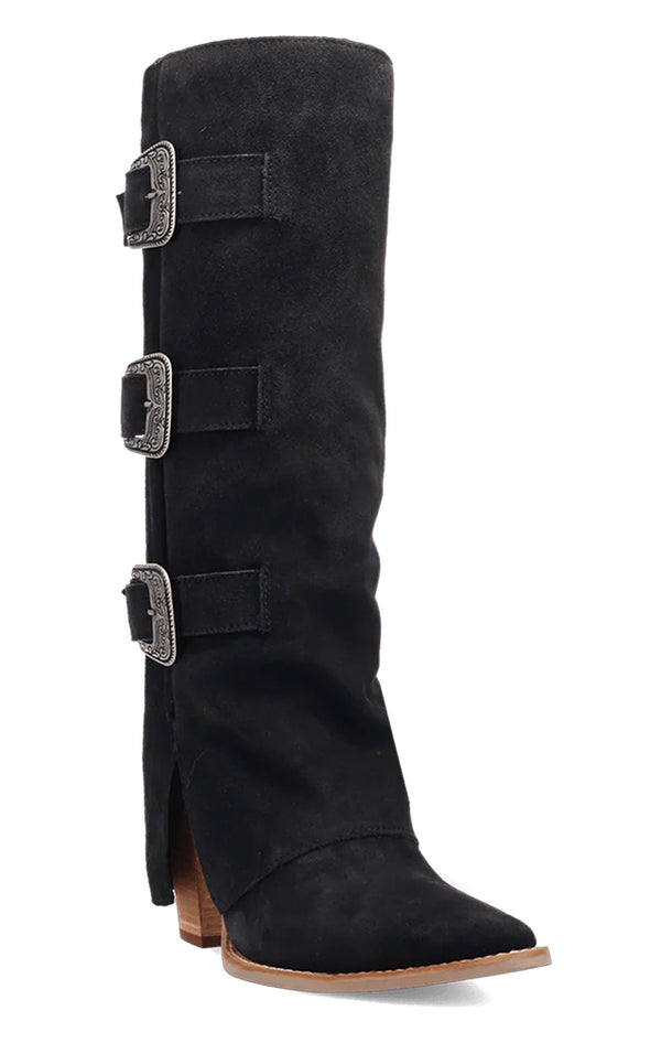 Dingo Women's Buckle Bunny Cuffed Western Boot