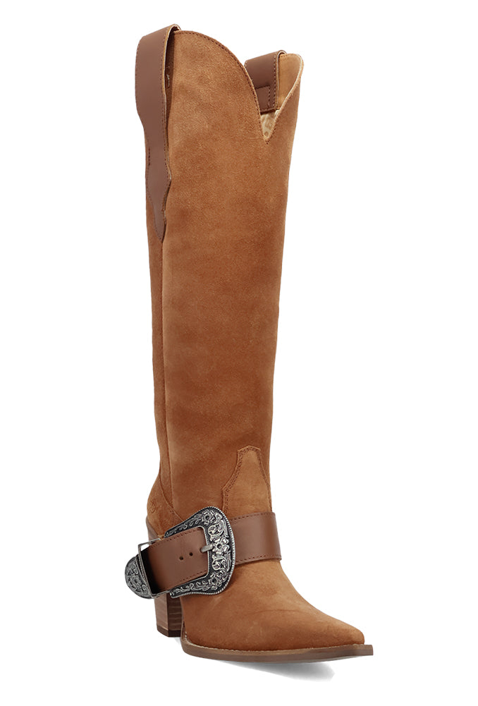 Dingo Women's Yeehottie Tall Western Buckle Boots