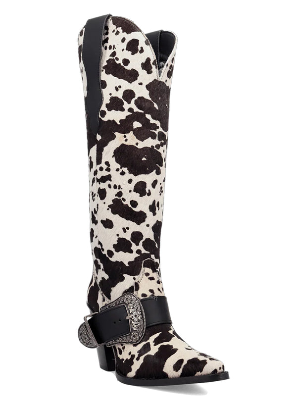 Dingo Women's Spur Crazy Leather Tall Western Boot