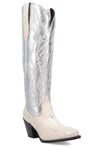Dingo Women's Take No Bull Metallic Leather Western Tall Boot