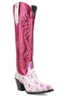 Dingo Women's Take No Bull Metallic Leather Western Tall Boot