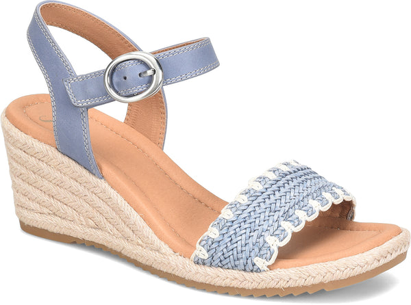 Sofft Women's Inez Slip-Resistant Espadrille Wedge Sandal