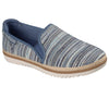 Skechers Women's BOBS Flexpadrille LO Sunny Stripes Espadrille Slip-On