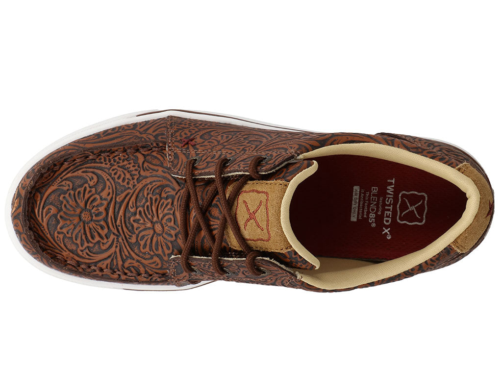 Twisted X Women's Kicks Tooled Brown