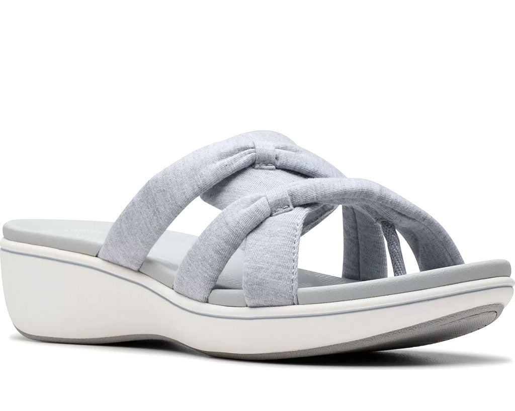 Clarks Women's Breeze Rae Cam Asymmetrical Slide Sandal