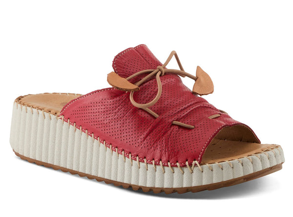 Spring Step Women's Nevelle Leather Slide Wedge Sandal