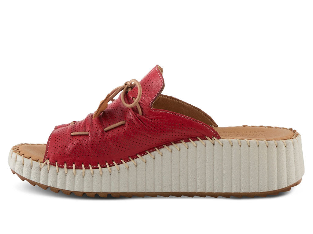 Spring Step Women's Nevelle Leather Slide Wedge Sandal
